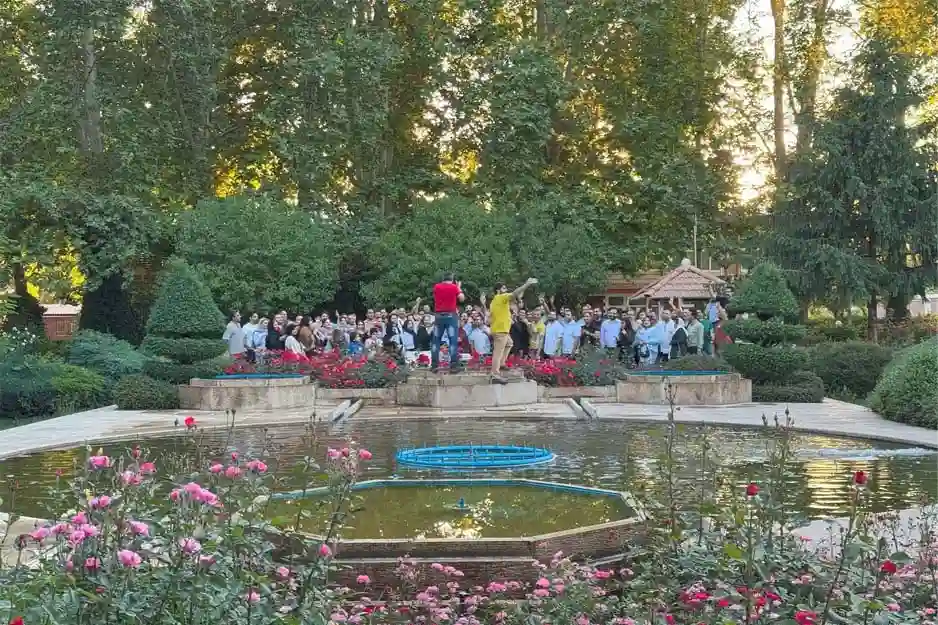 برگزاری مراسم در دهکده ورزشی